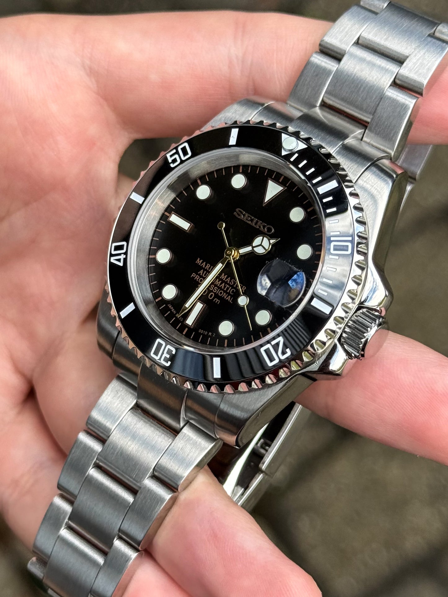 (På lager) "Vintage" Submariner Mod