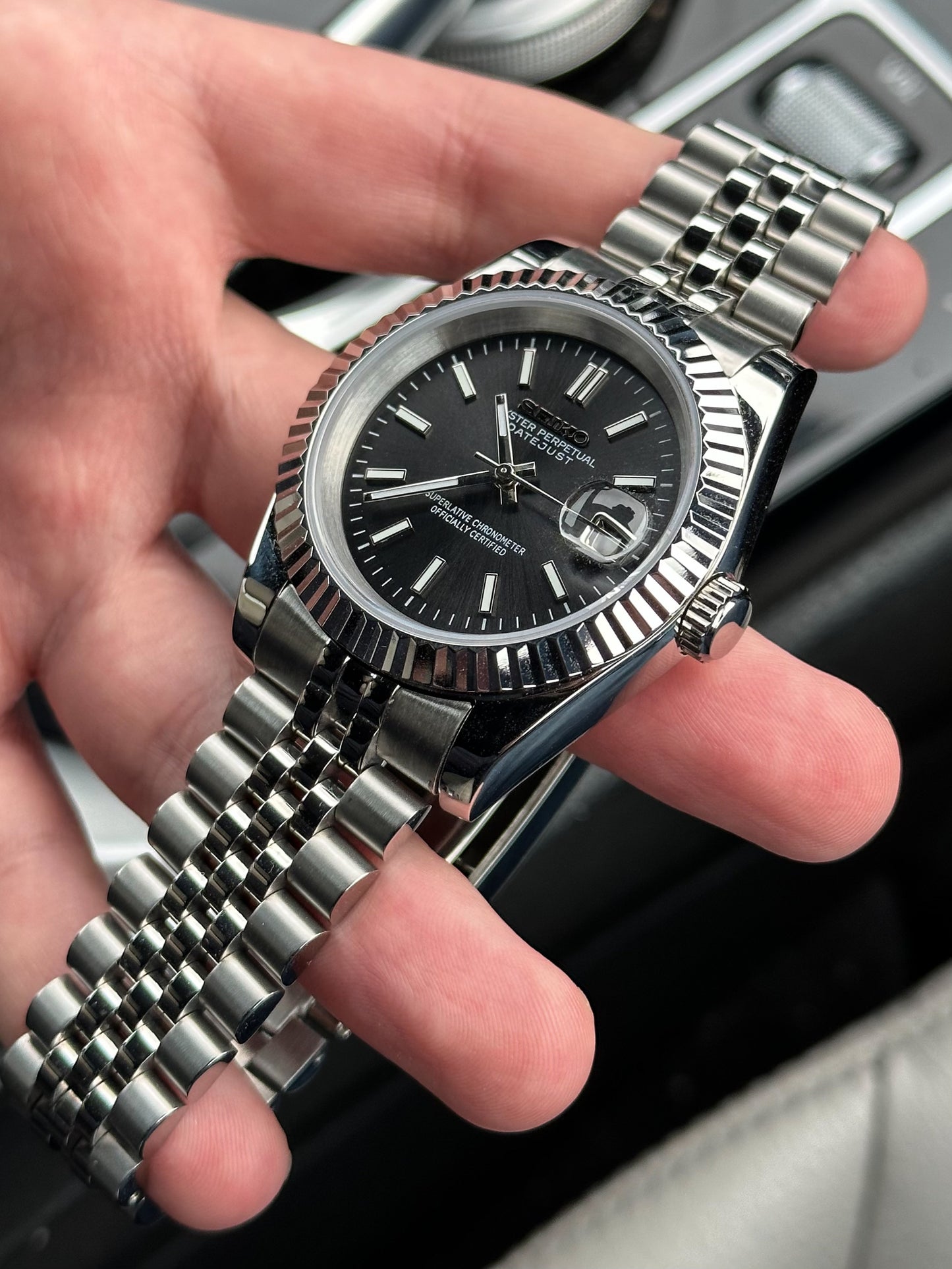 (PRE ORDER) "Black Dial" Datejust Mod