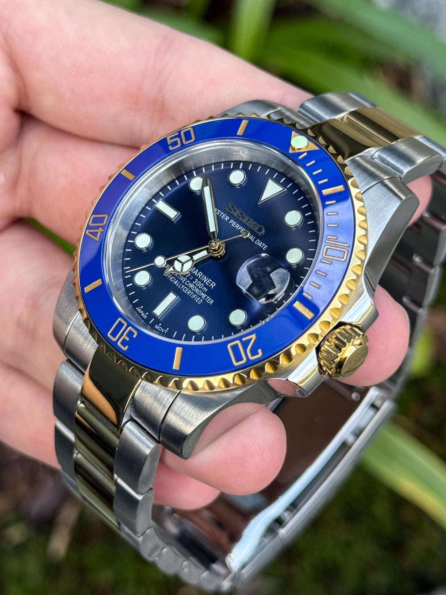 ’Bluesy’ Two Tone Submariner Mod