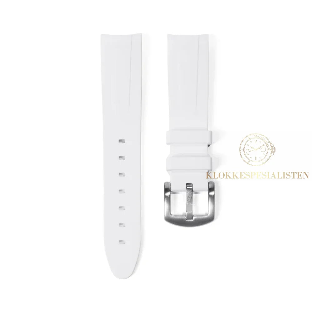 20mm Hvit Curved Gummireim