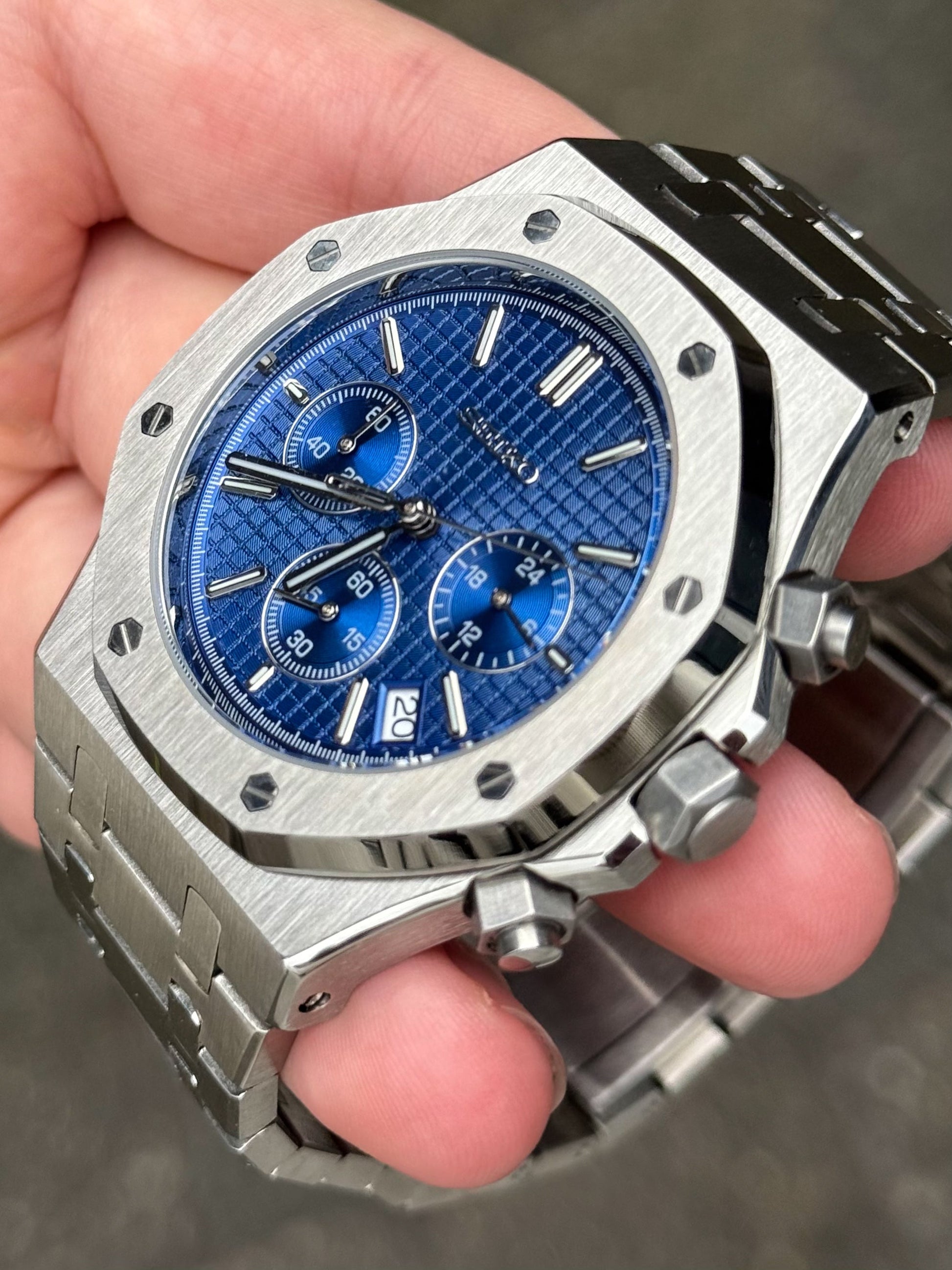 ’Blue Dial’ Royal Oak Chronograph Mod