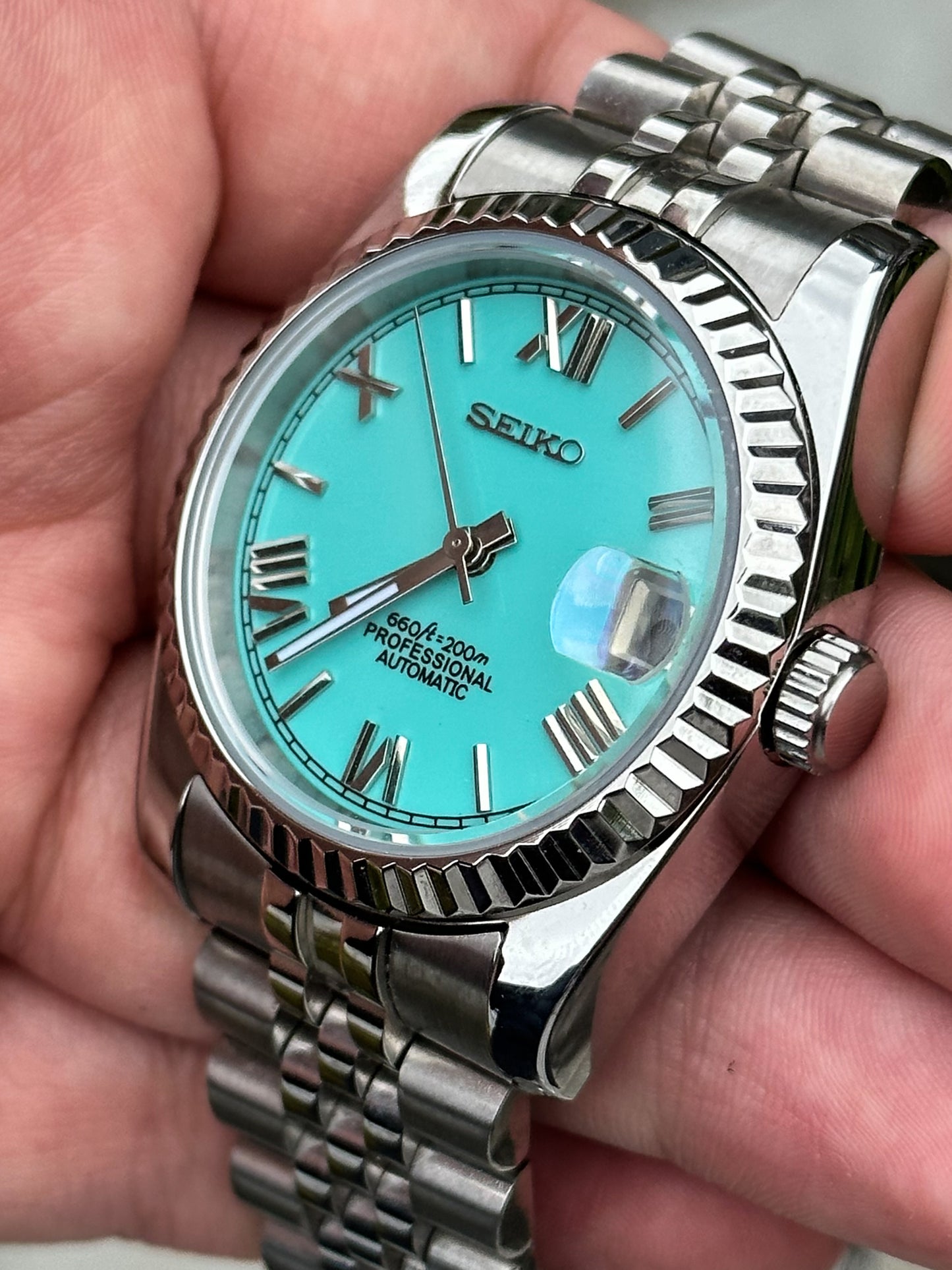 (PRE ORDER) "Turquoise Roman" Datejust 36mm Mod