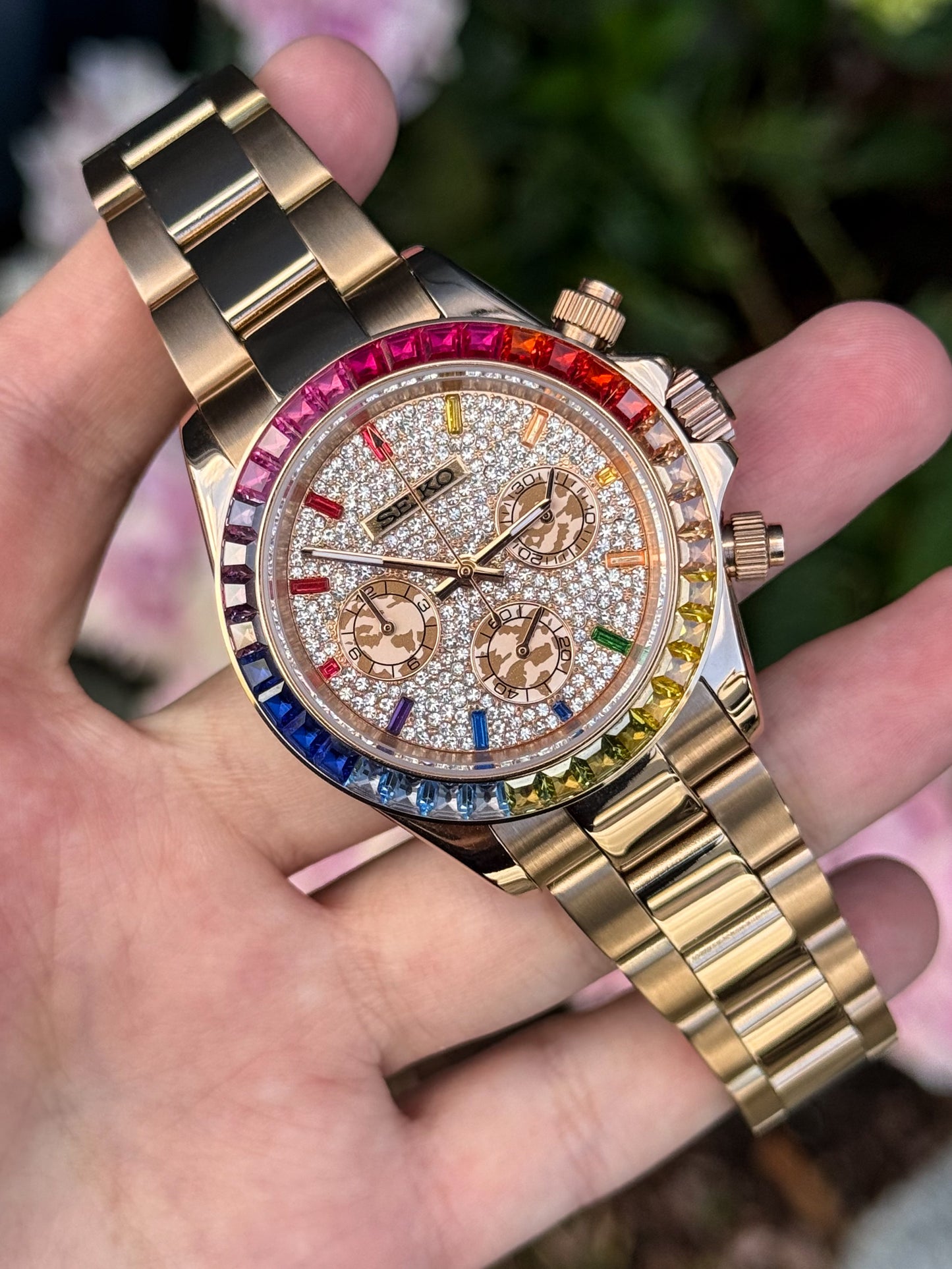 Rosegold "Diamond Rainbow" Daytona Mod