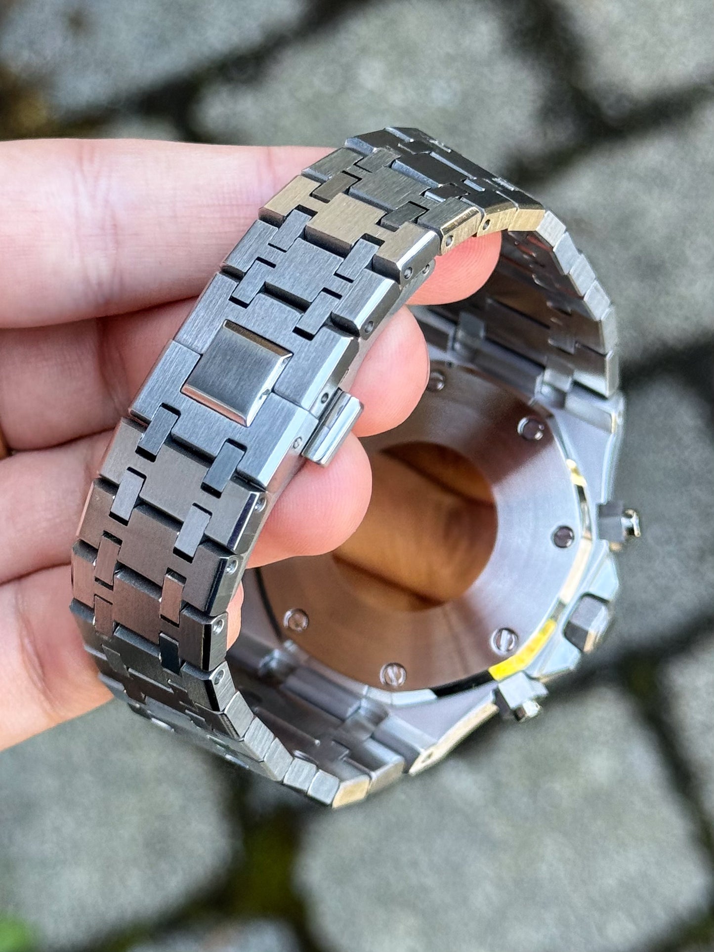 (På lager) "Panda" Royal Oak Chrono Mod