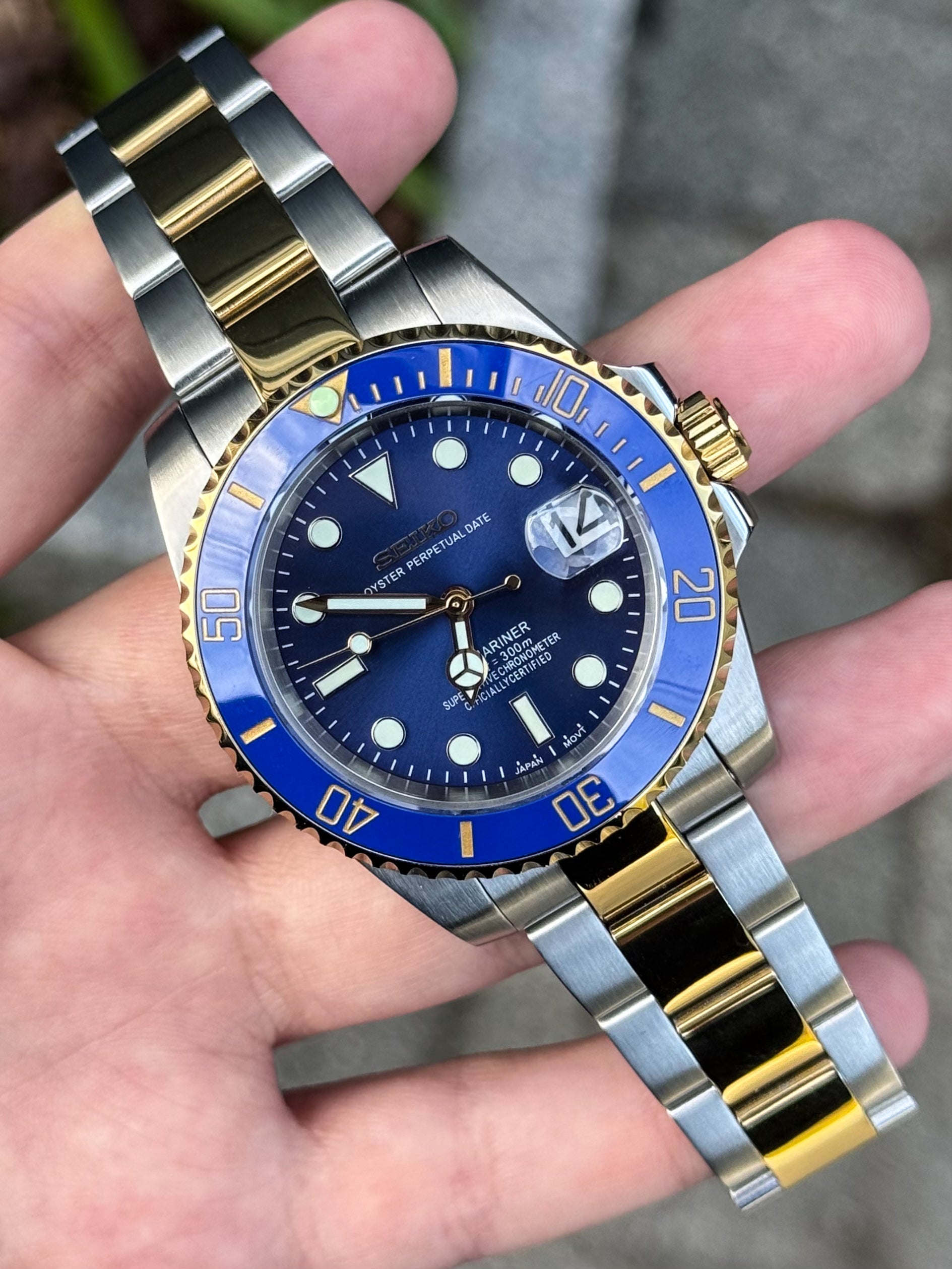 ’Bluesy’ Two Tone Submariner Mod