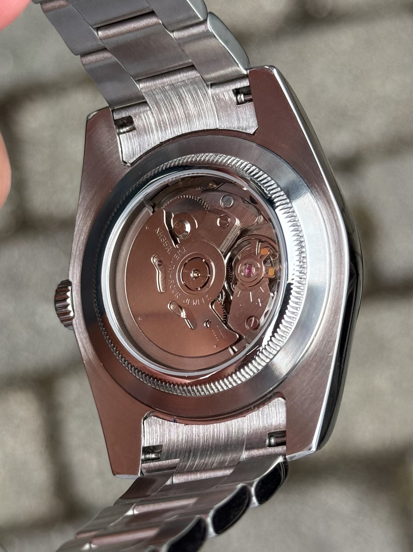 (På lager) Ladies "Pink Arabic" Datejust 40mm Mod