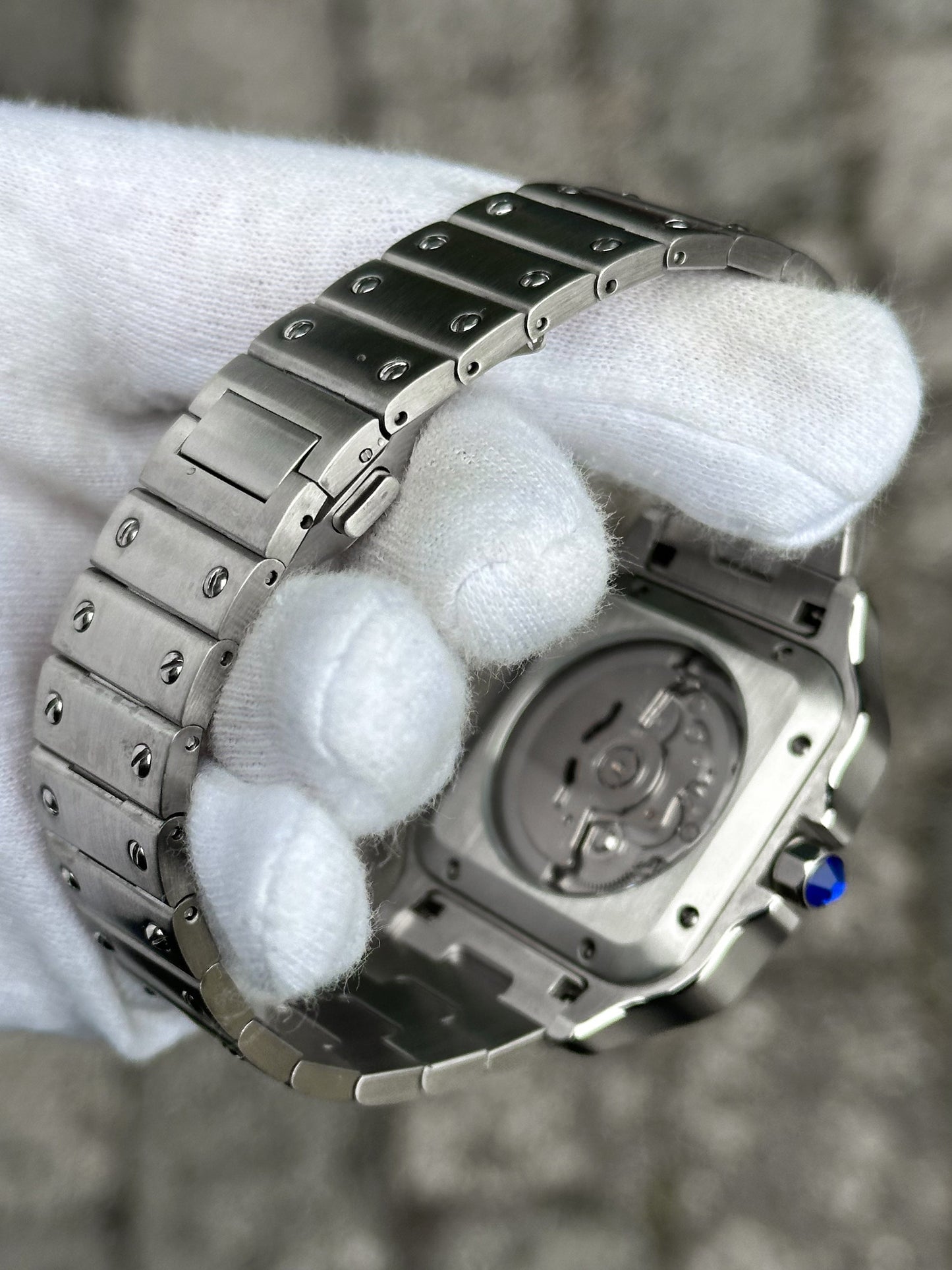 ’White Dial’ Santos Mod