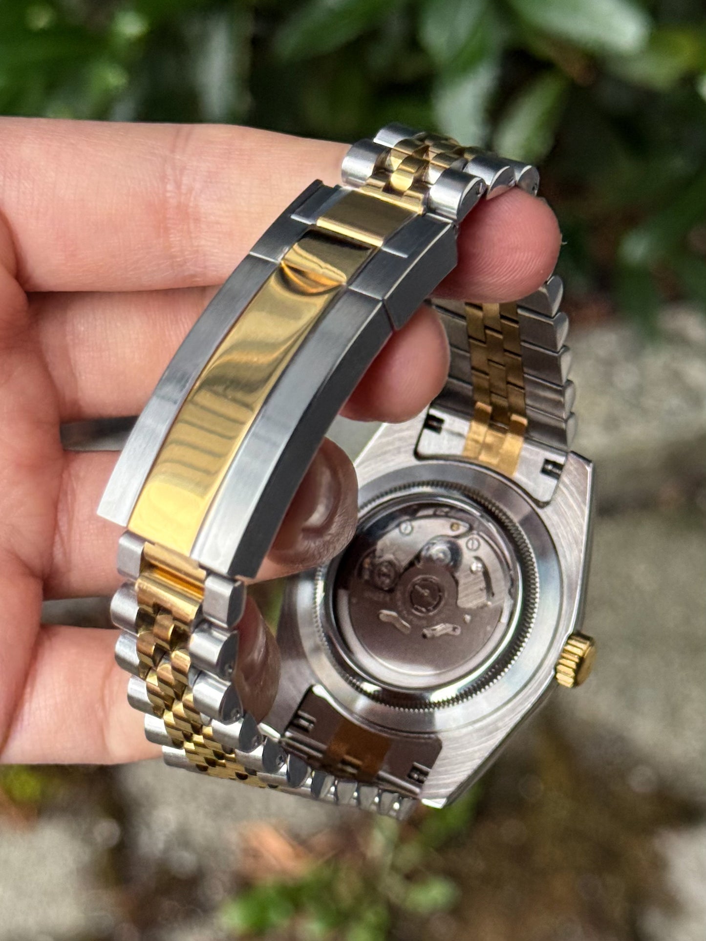 Two Tone "White Dial" Sky Dweller Mod