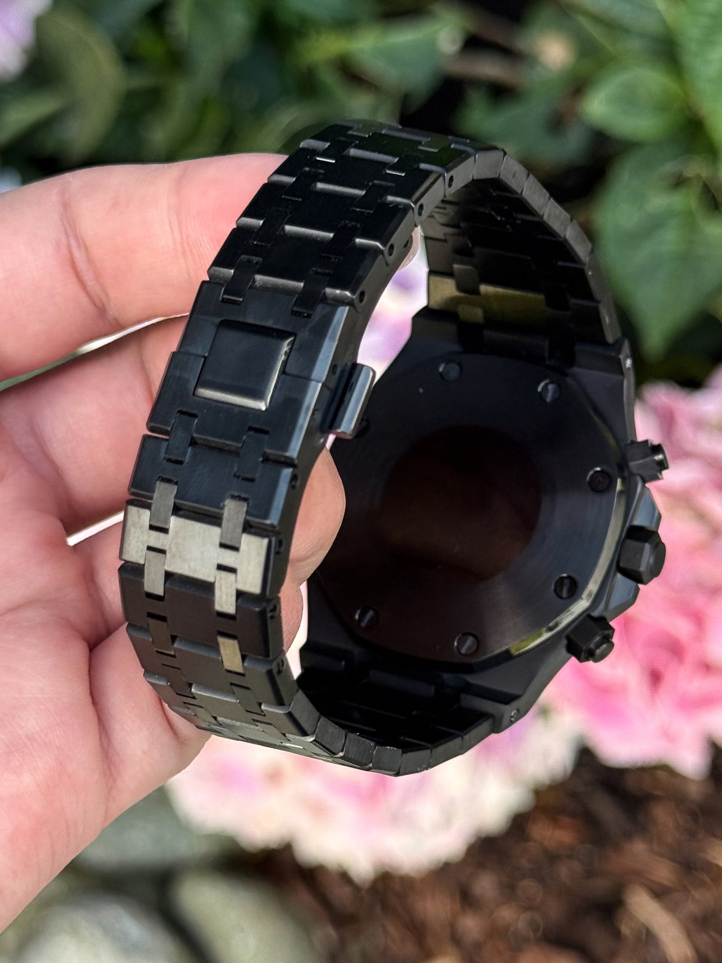 "Black Panda" Royal Oak Chrono Mod
