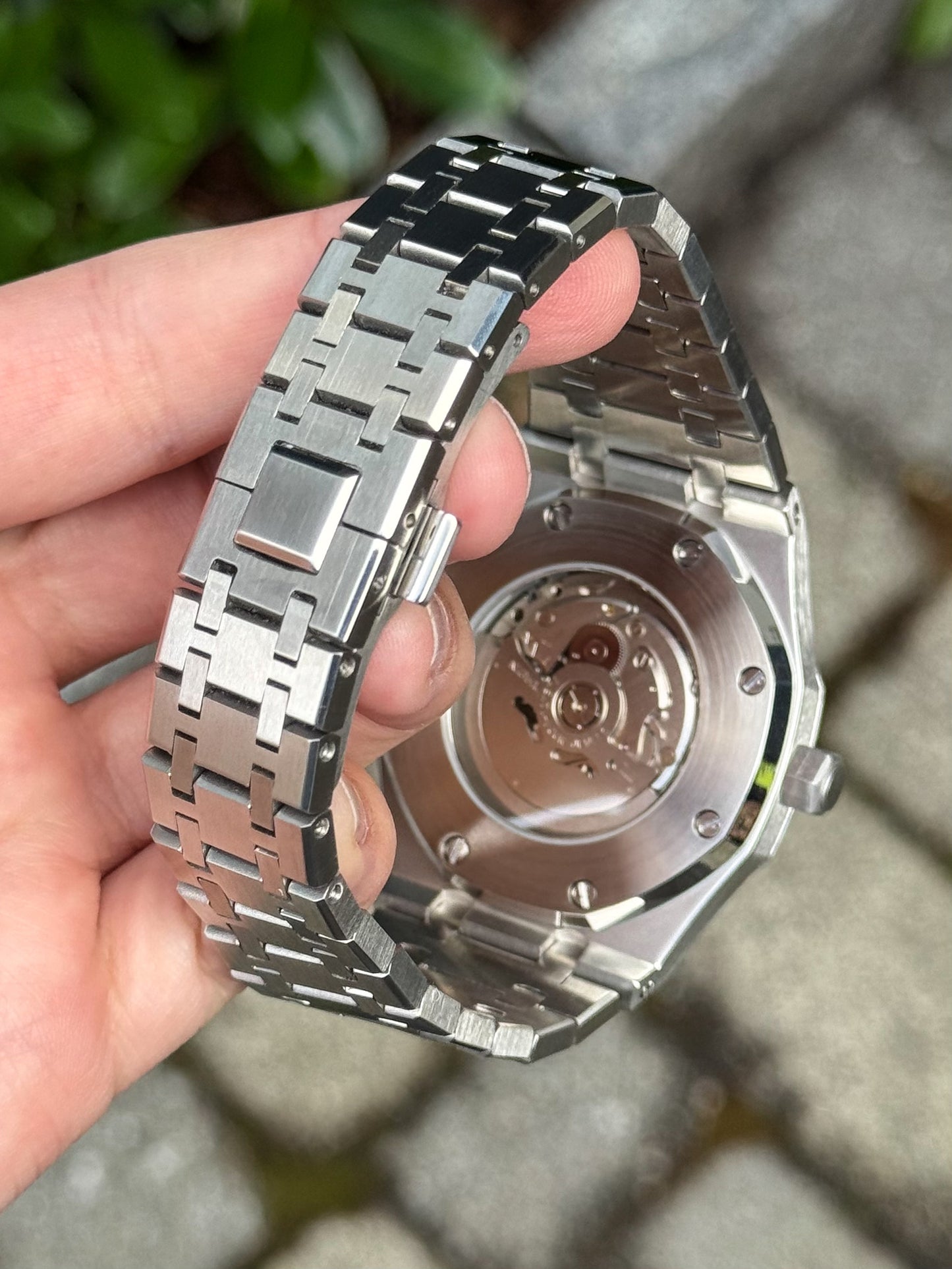 (På lager) "Black Dial" Royal Oak Mod