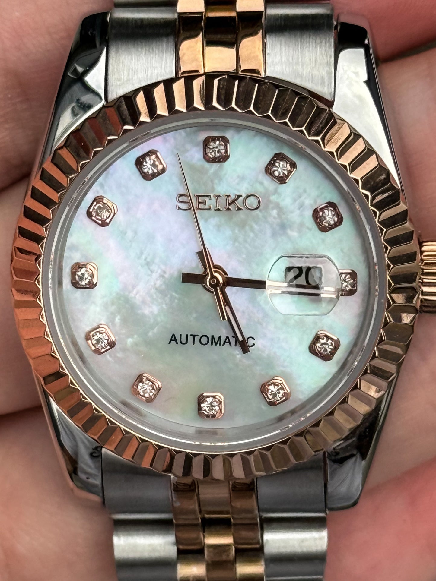 Rosegold "Mother of Pearl Diamond" Datejust Ladies 31mm Mod