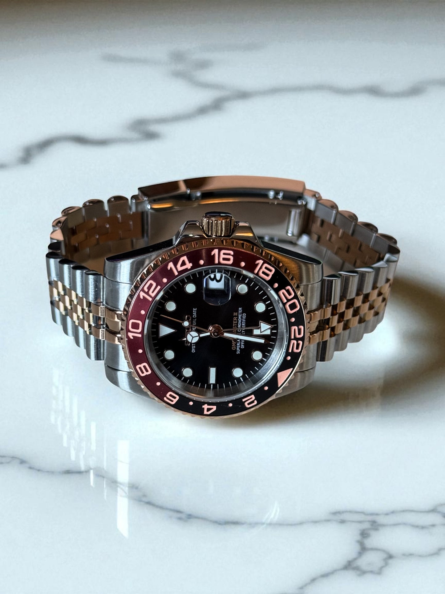 (På lager) Two Tone "Root Beer" GMT-Master Mod