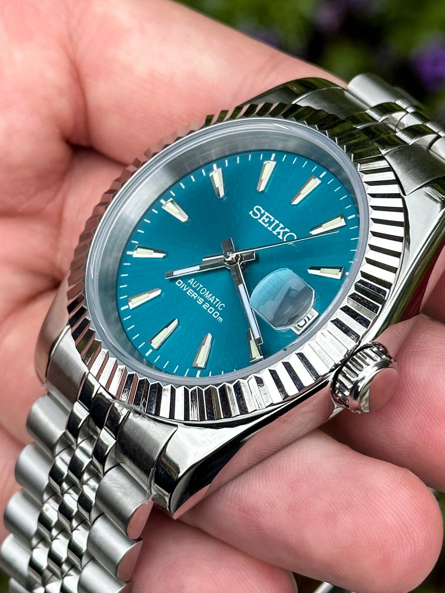 (PRE ORDER) "Ice Blue" Datejust Mod