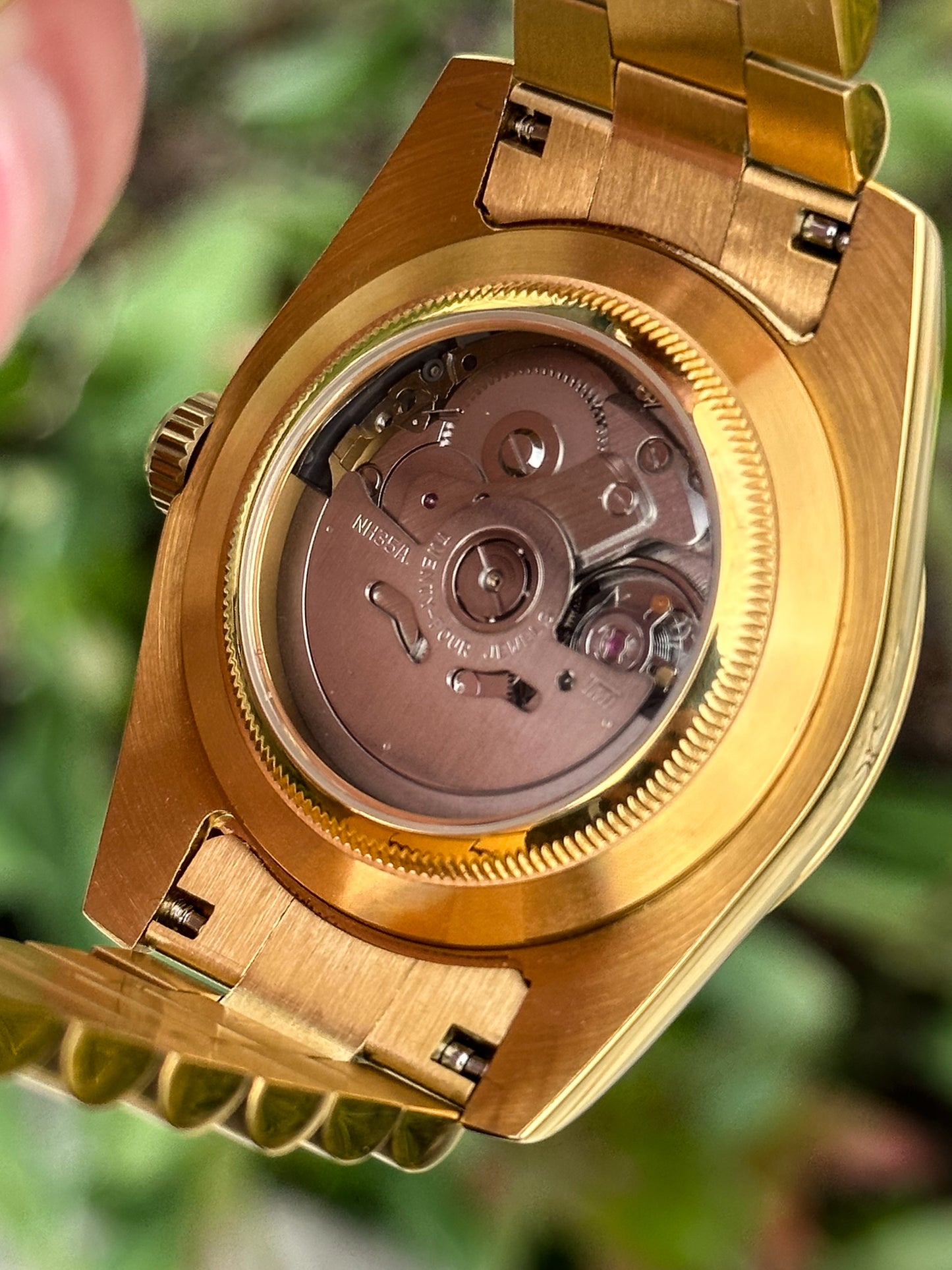 (PRE ORDER) Gold "Roman Dial" President Mod