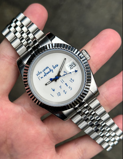 (PRE ORDER) "Who Cares" Datejust Mod