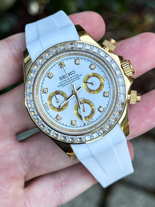 (På lager) "Full Diamond" Rubber Daytona Mod