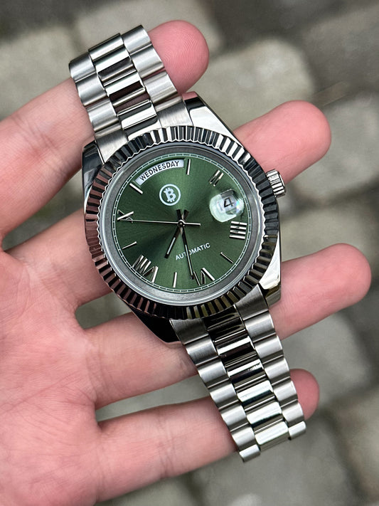 (PRE ORDER) Bitcoin "Olive Dial" Day Date