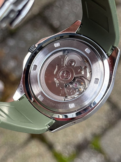 (På lager) ’Green Dial’ Aquanaut Mod