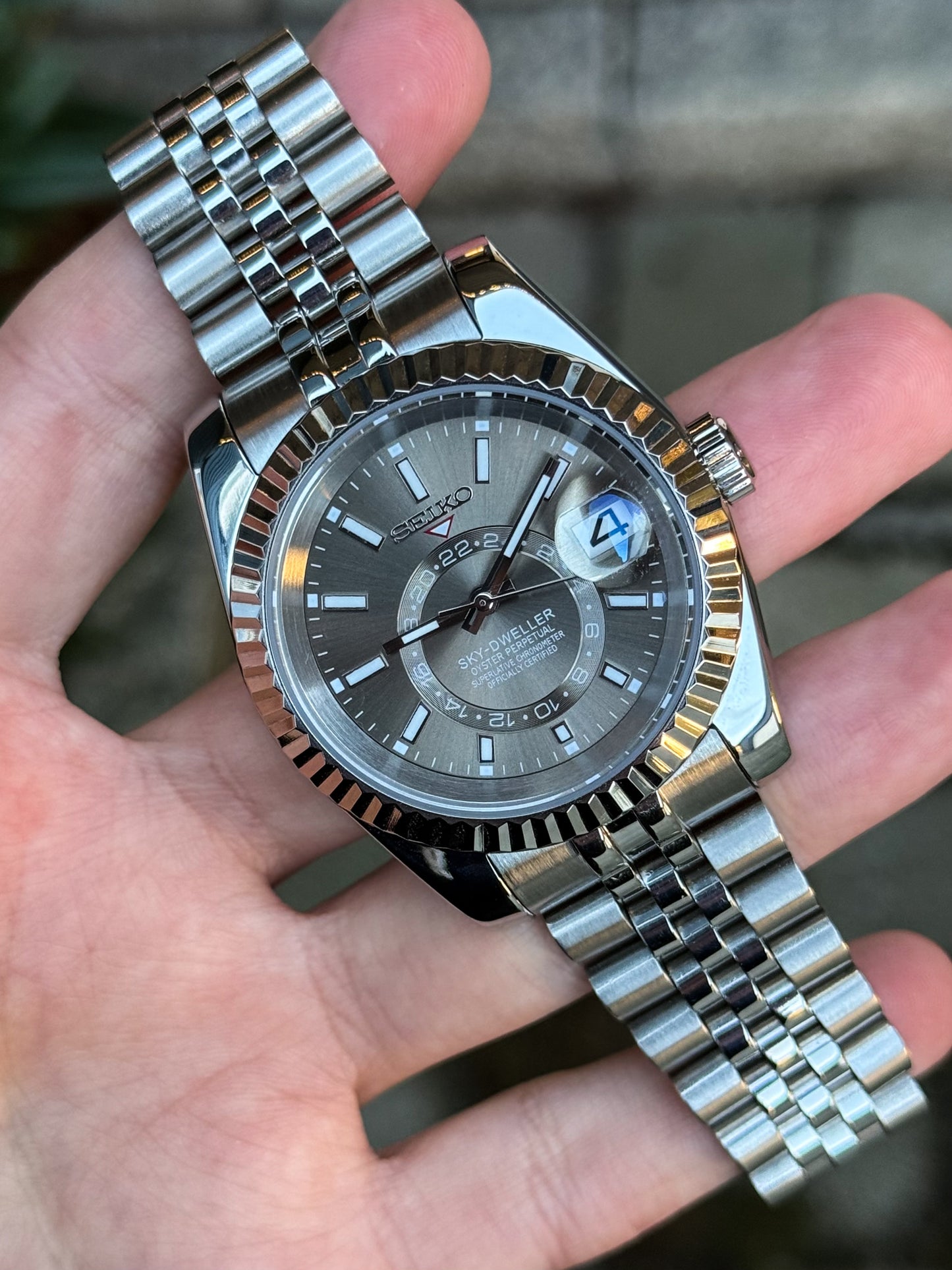 "Rhodium" Sky Dweller Mod