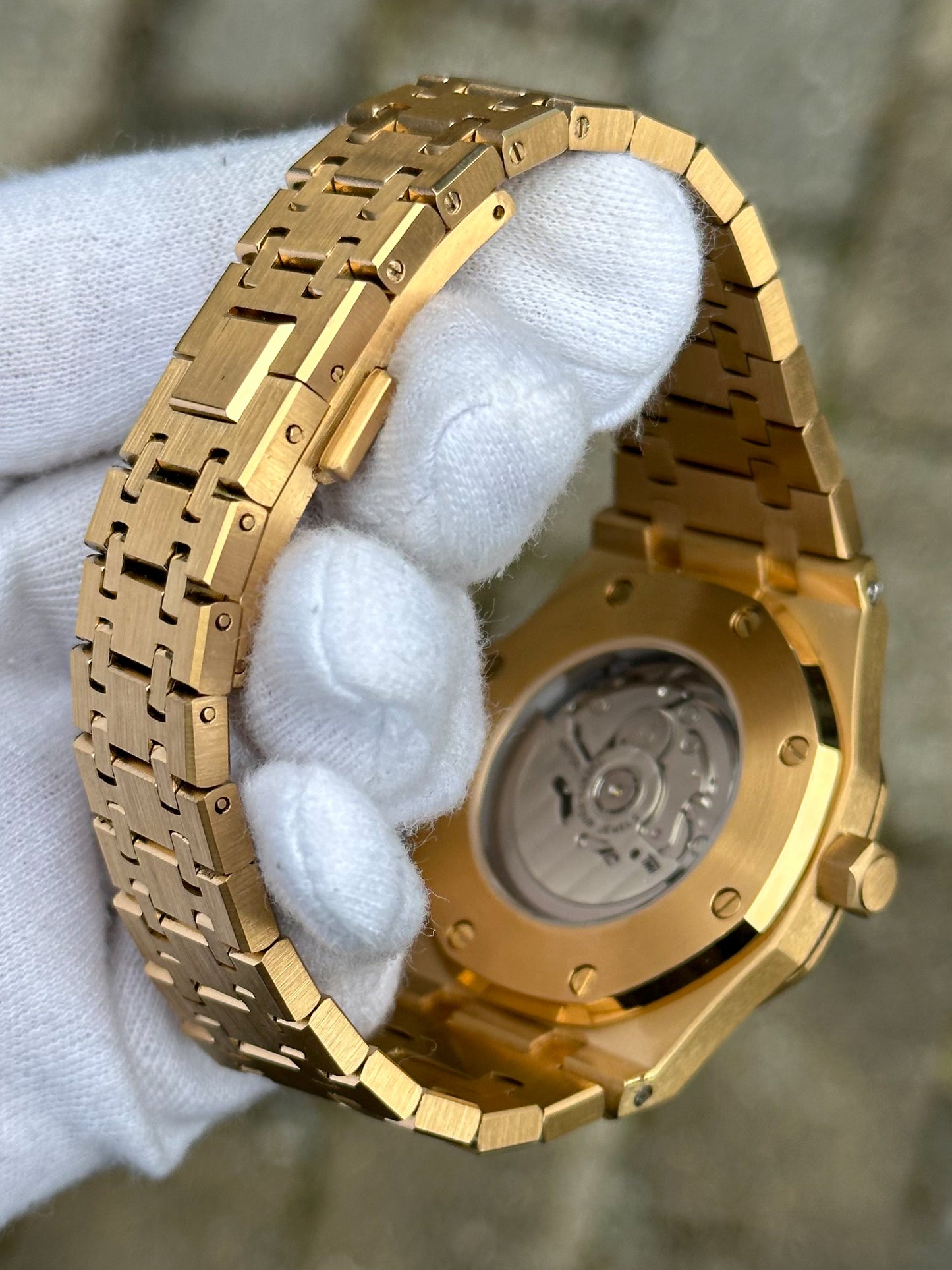 (PRE ORDER) Gold "Skeleton" Royal Oak Mod