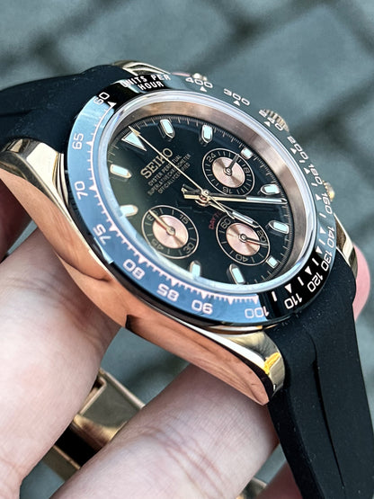 Rosegold "Black Dial" Daytona Mod