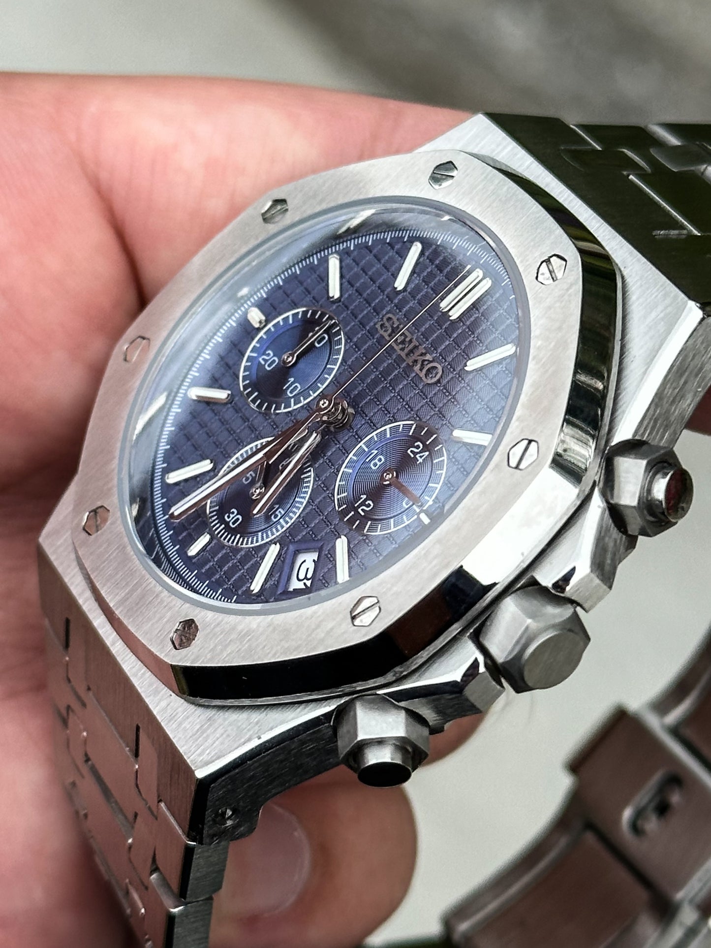 (PRE ORDER) "Blue Dial" Royal Oak Chronograph Mod