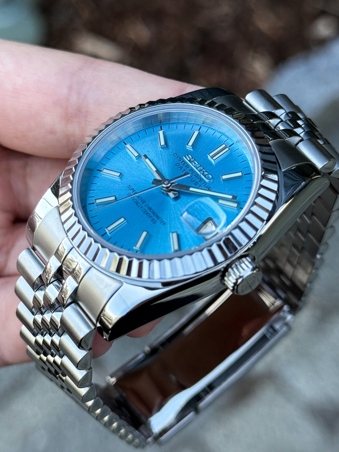 "Sky Blue" Datejust Mod