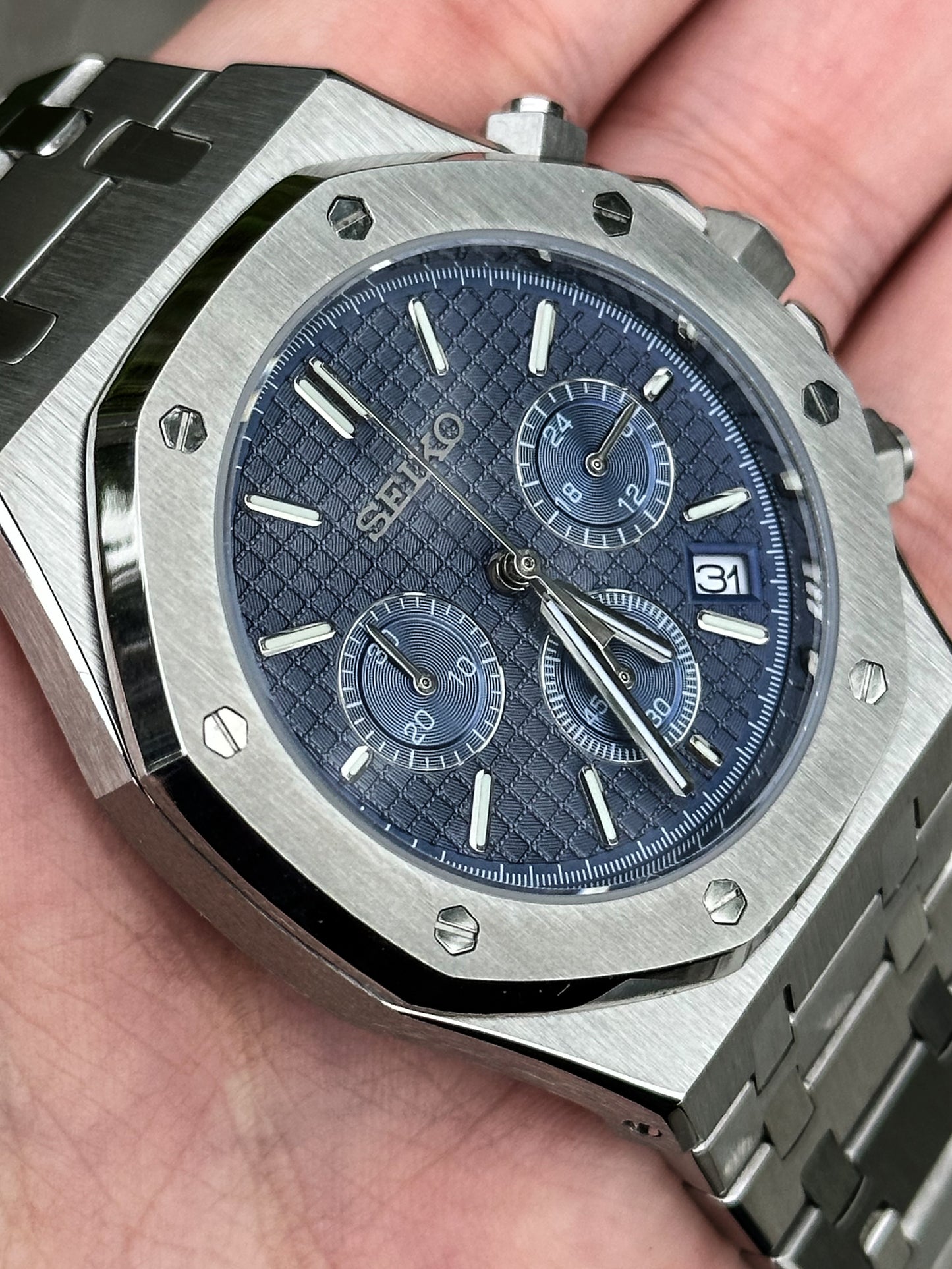 (PRE ORDER) "Blue Dial" Royal Oak Chronograph Mod