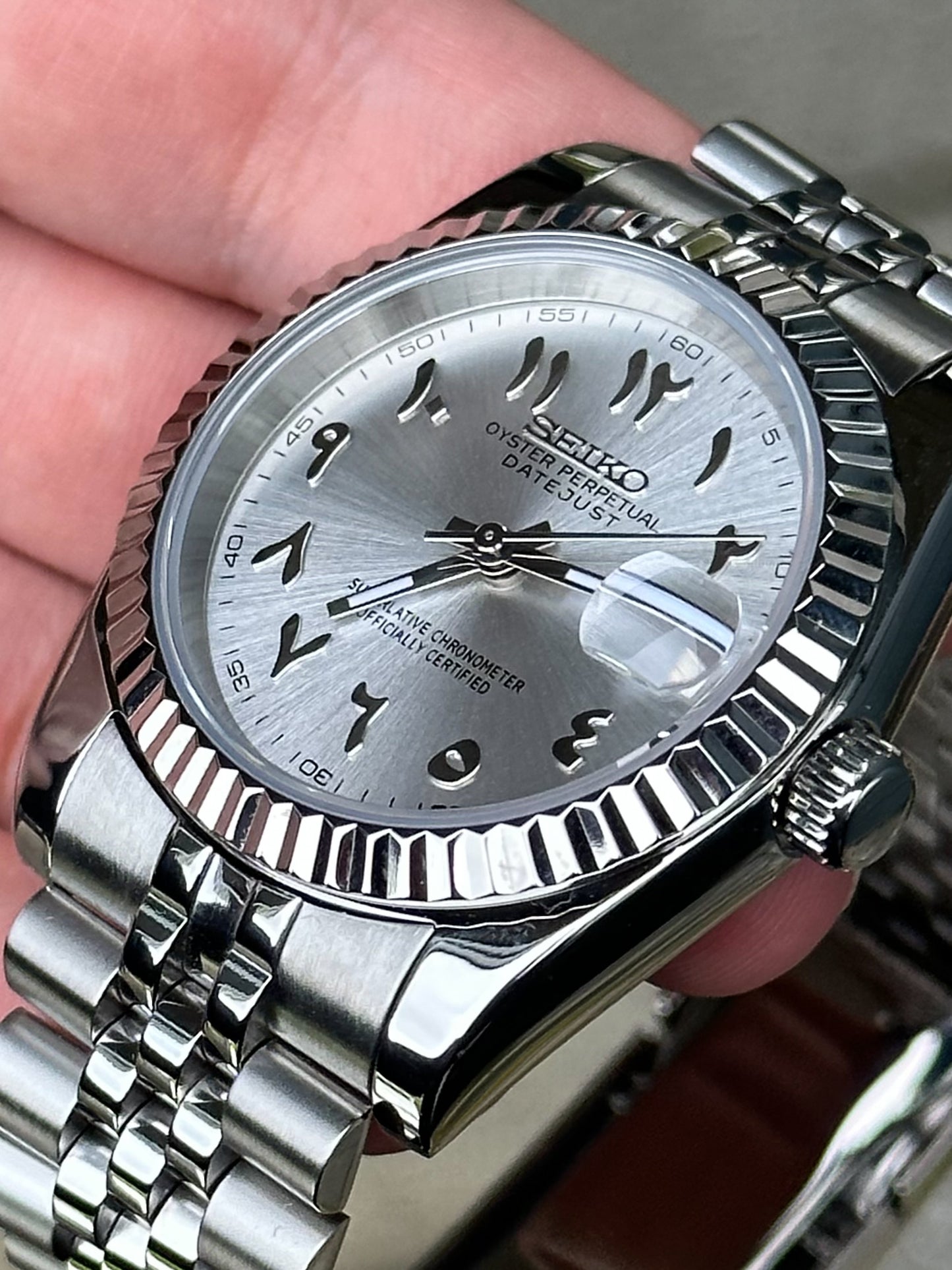 (PRE ORDER) Datejust "Silver Arabic" 36mm Mod