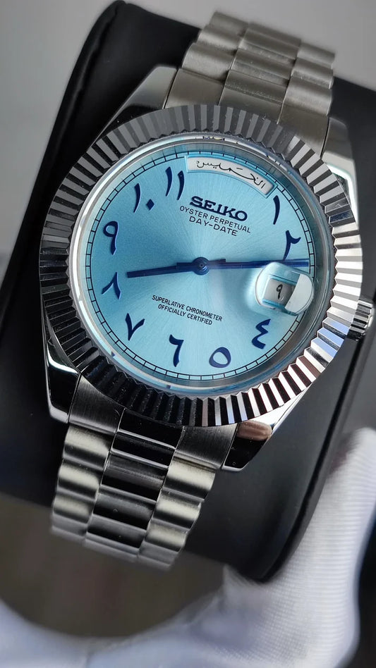 "Platinum Arabic" Day-Date Mod