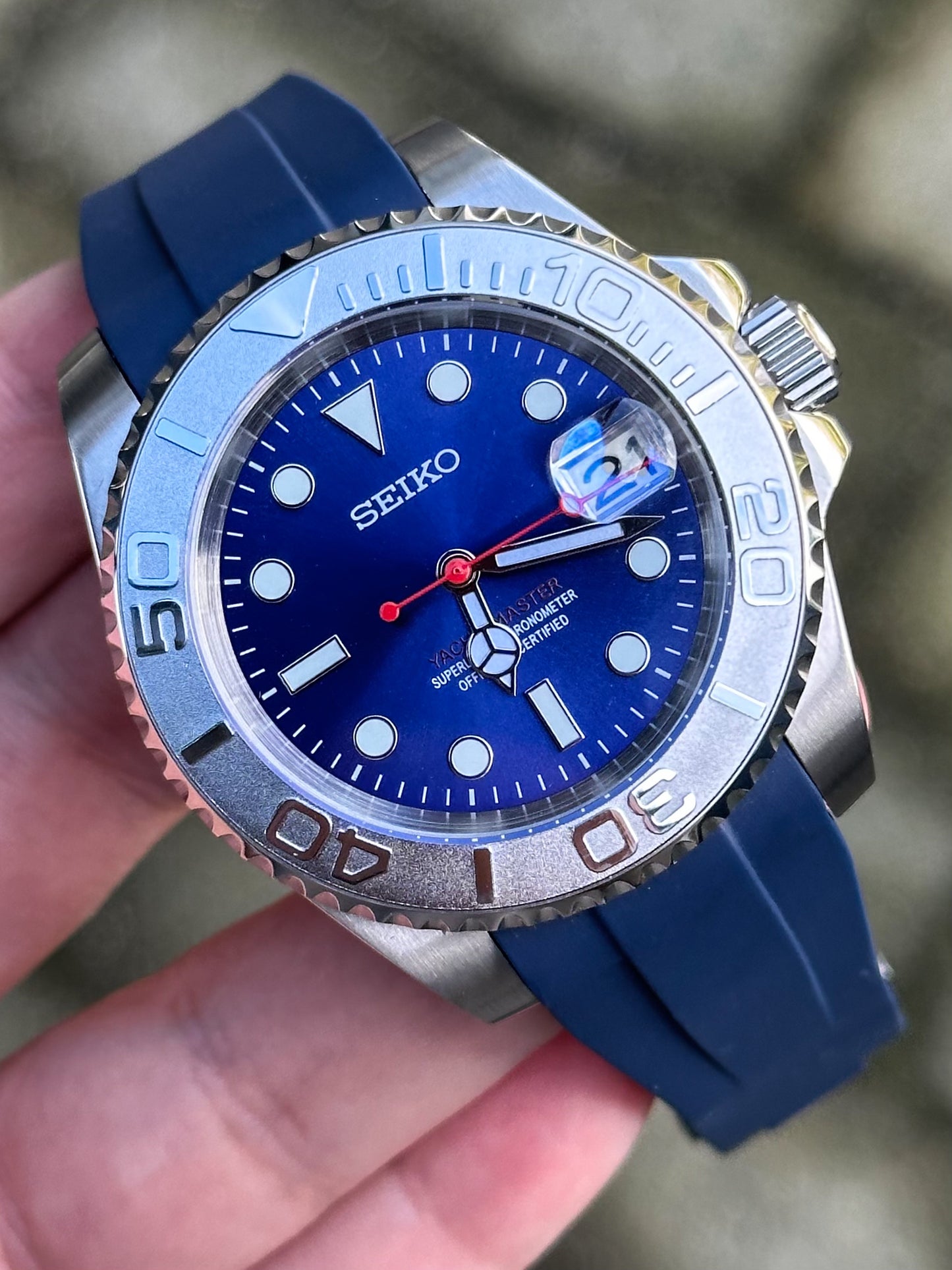 (PRE ORDER) Yacht Master "Blue Dial" Rubber Mod