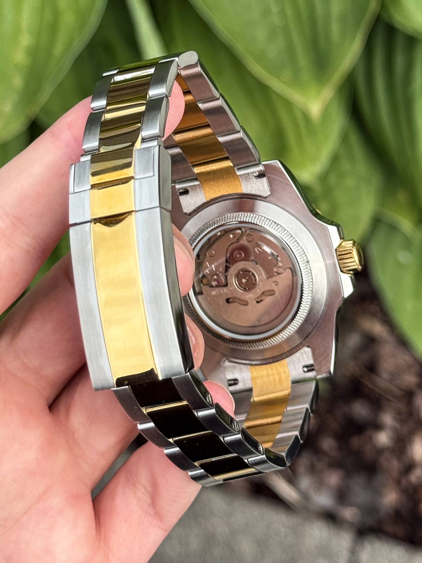 "Black & Gold"  Two Tone Submariner Mod