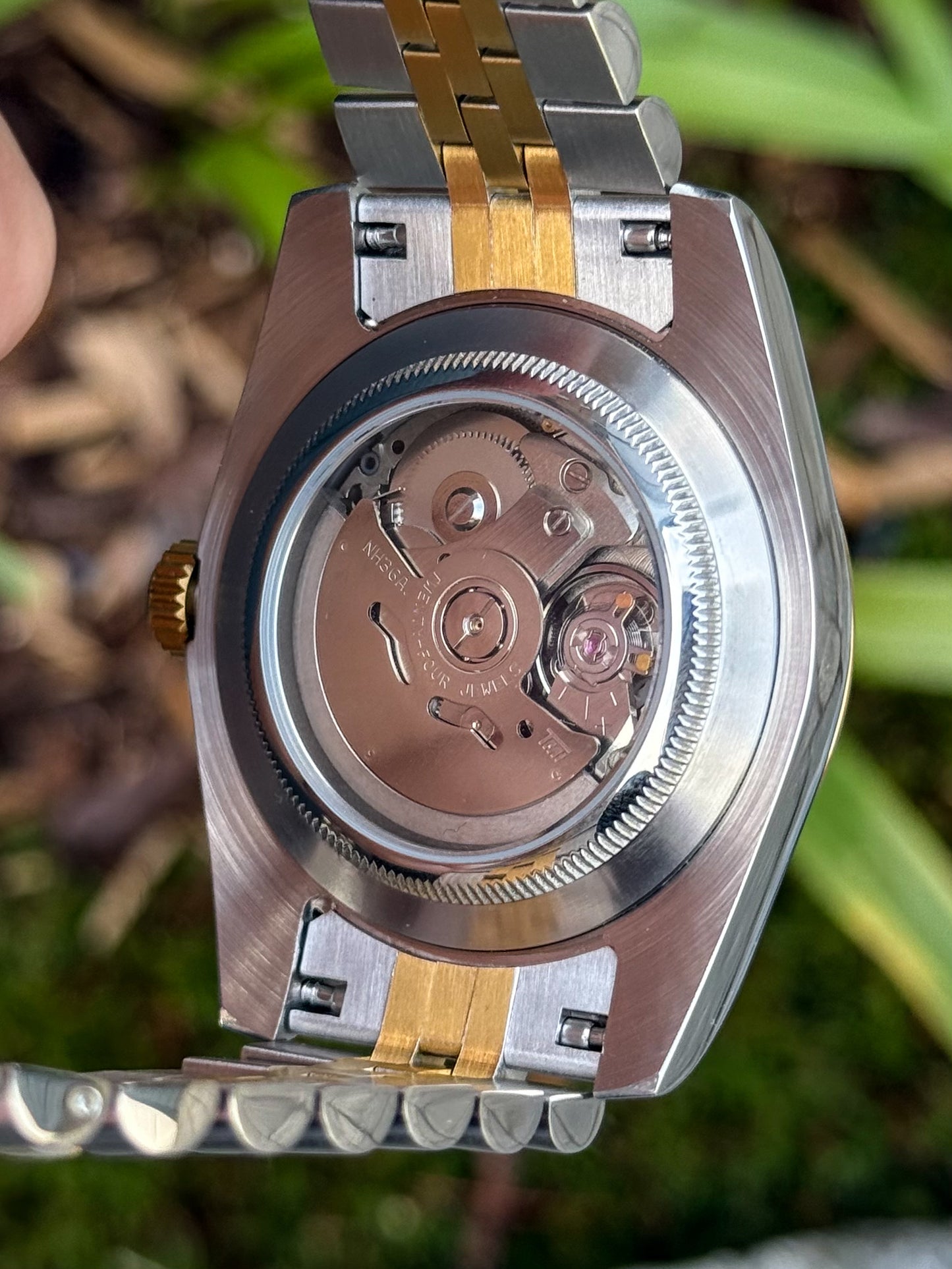 Two Tone "Black Dial" Datejust Mod