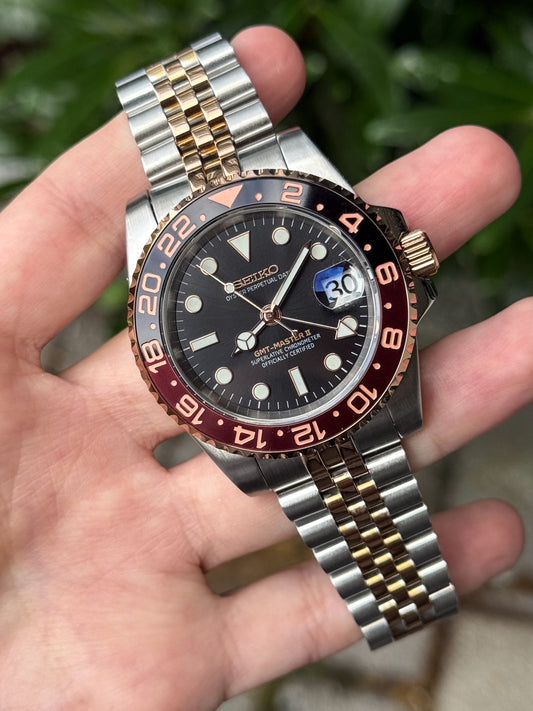 (På lager) Two Tone "Root Beer" GMT-Master Mod