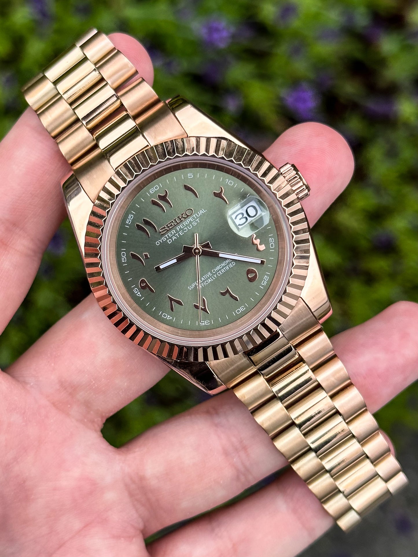 (PRE ORDER) Rosegold "Olive Arabic" President Mod