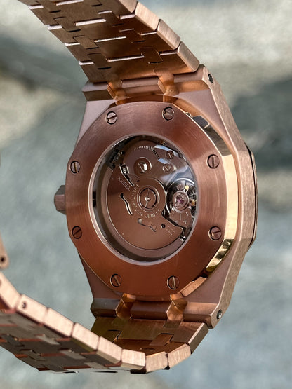 Rosegold "White Dial" Royal Oak Mod