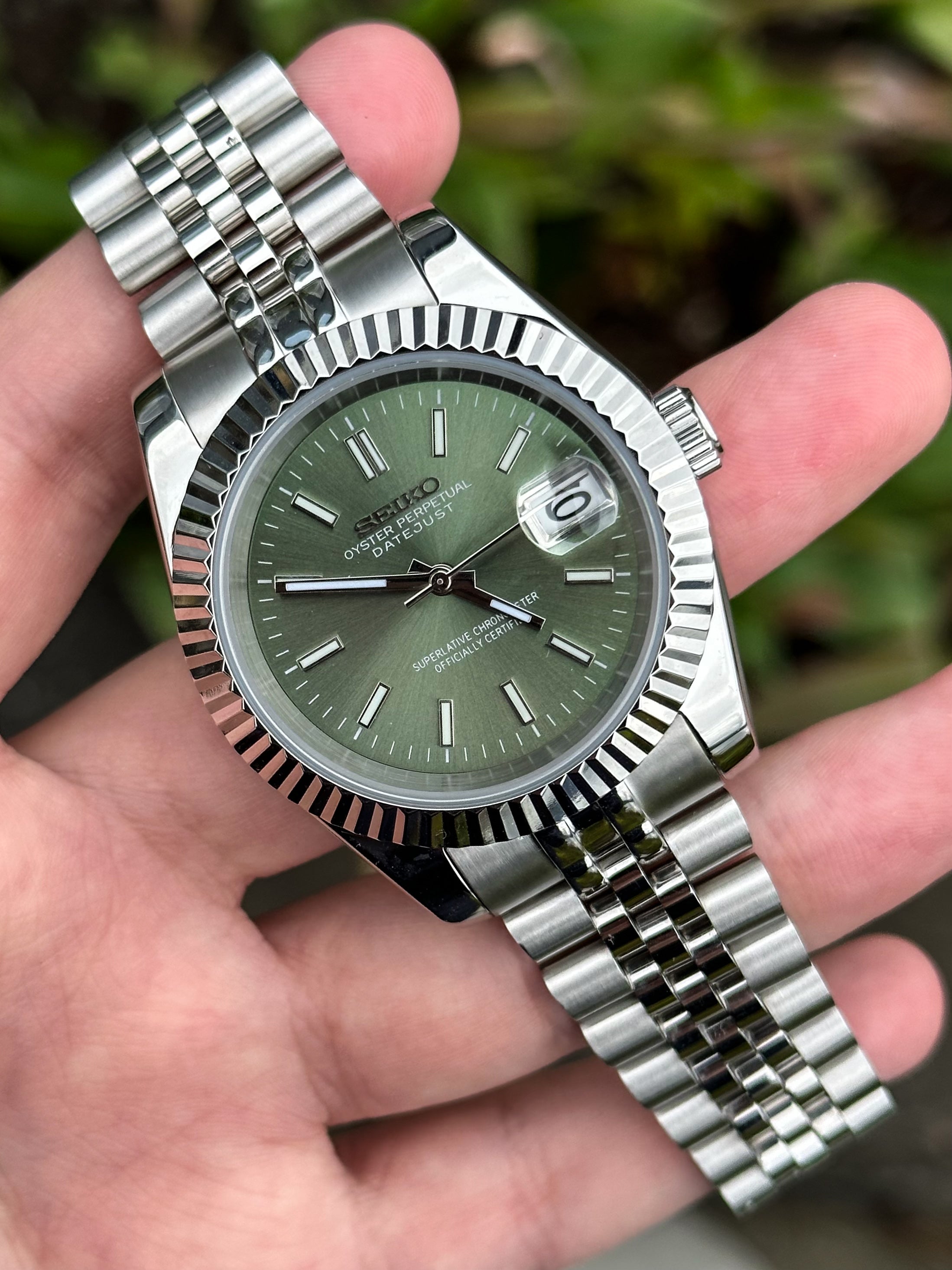 PRE ORDER Olive Dial Datejust Mod