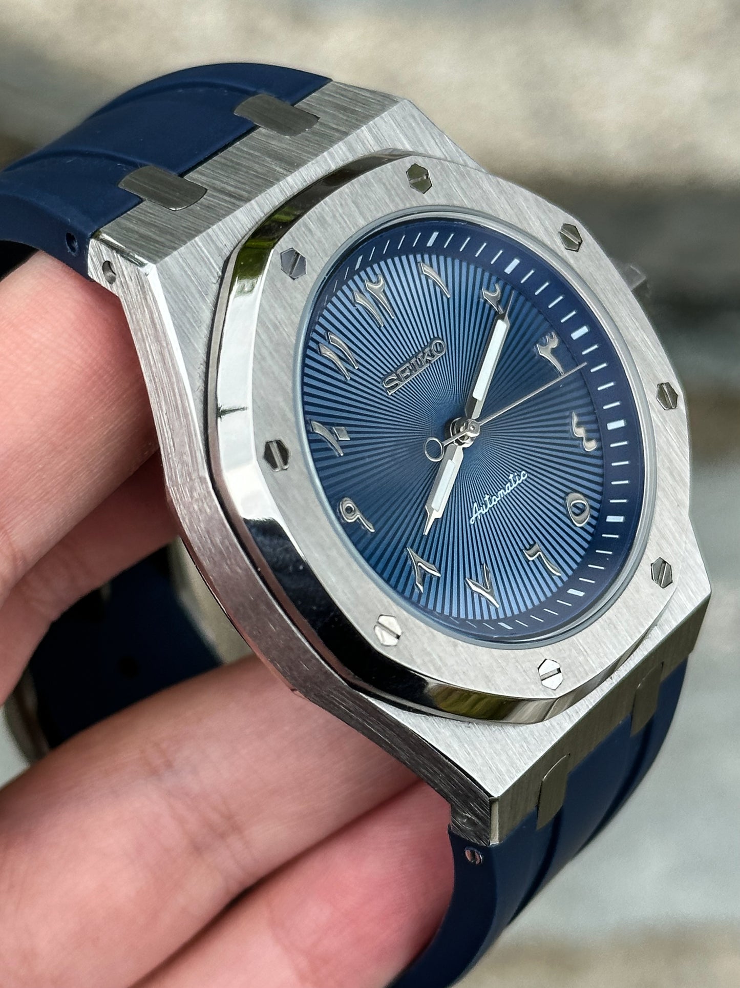 "Blue Arabic" Royal Oak Rubber Mod