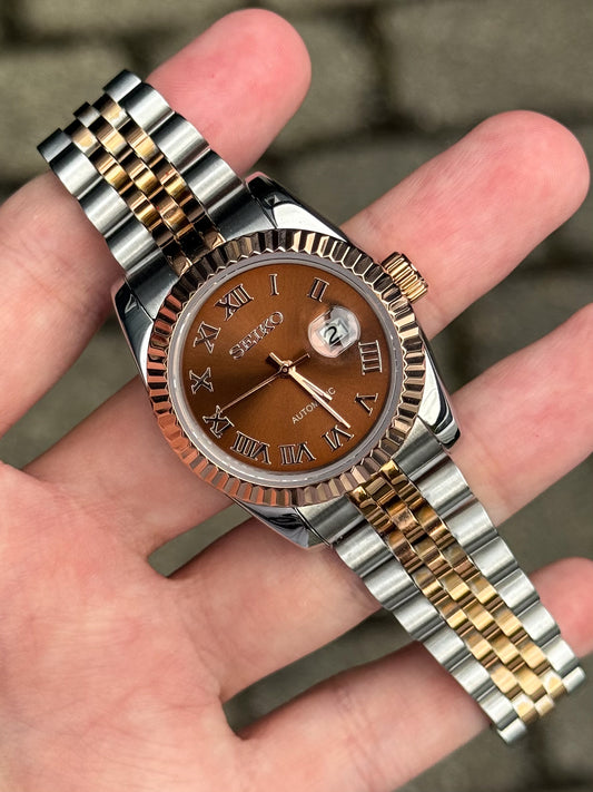 (På lager) "Rosegold Roman" Datejust Ladies 31mm Mod