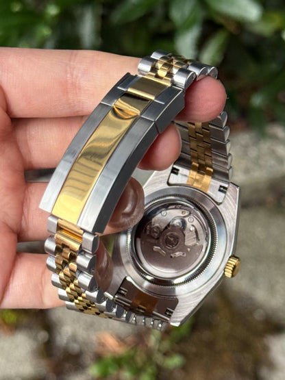 Two Tone "White Dial" Sky Dweller Mod