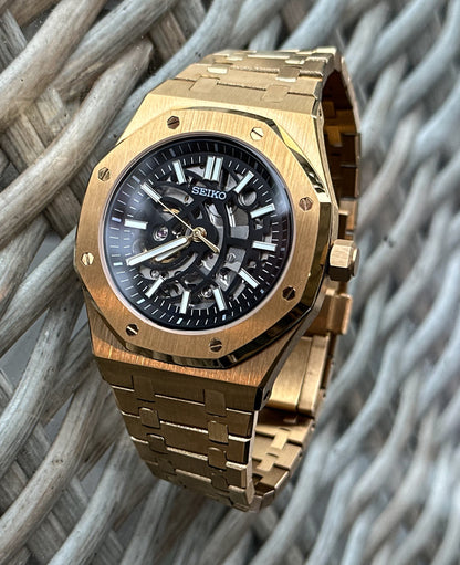 (PRE ORDER) Gold "Skeleton" Royal Oak Mod