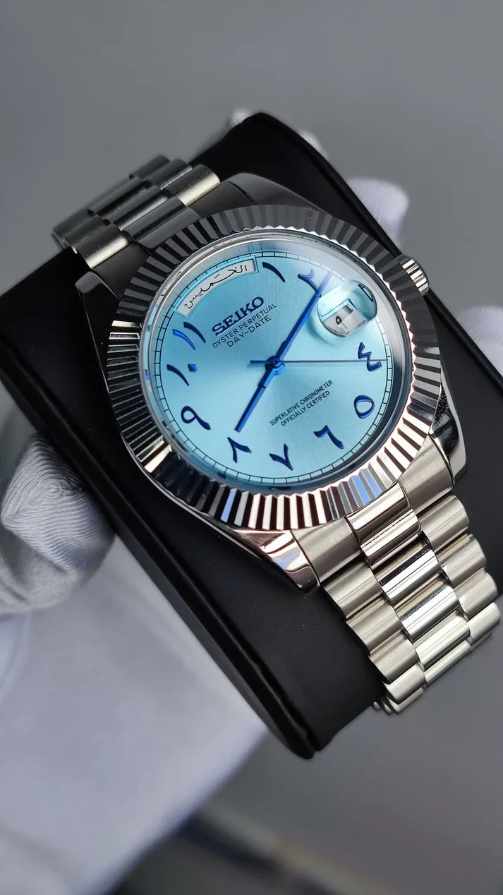 "Platinum Arabic" Day-Date Mod