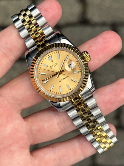 (På lager) Two Tone "Champagne Dial" Datejust Ladies 31mm Mod