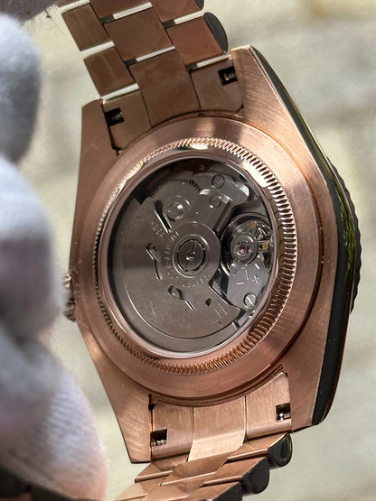 (PRE ORDER) Rosegold "Olive Dial" President Mod