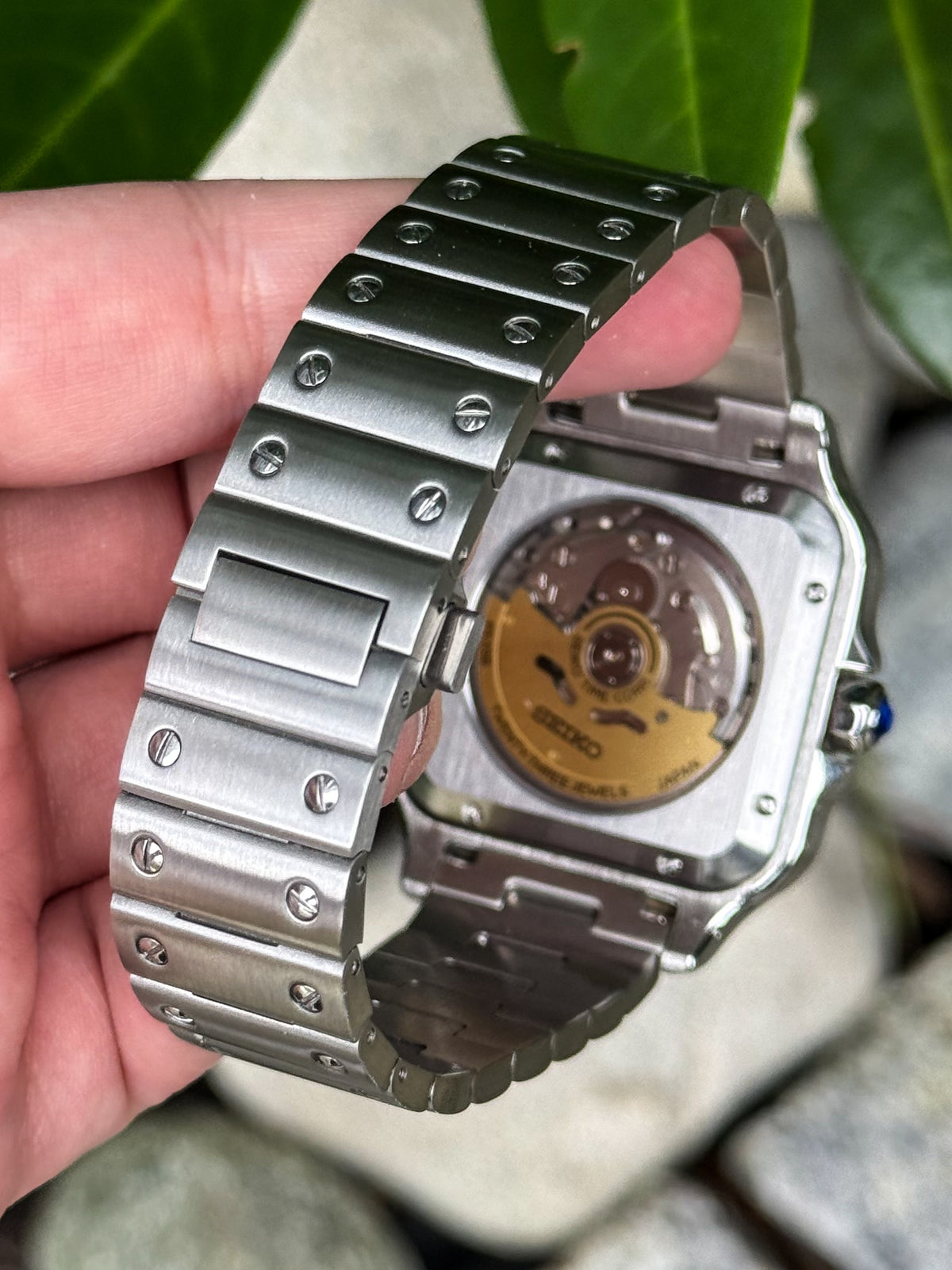 "Green Dial" Santos Mod
