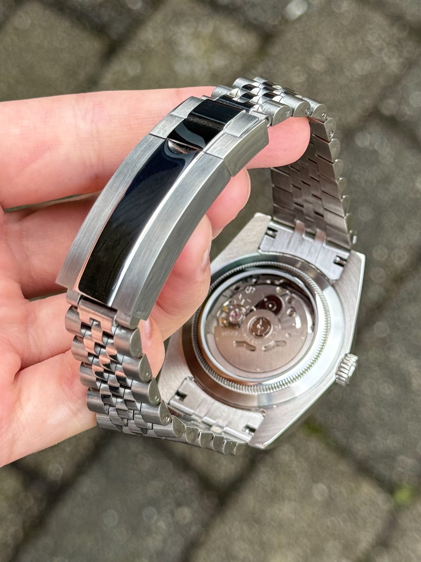 (På lager) "Green Palm" Datejust Mod