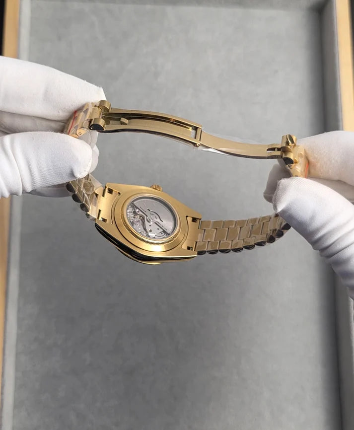 Gold "Blue Diamond" Day-Date Mod