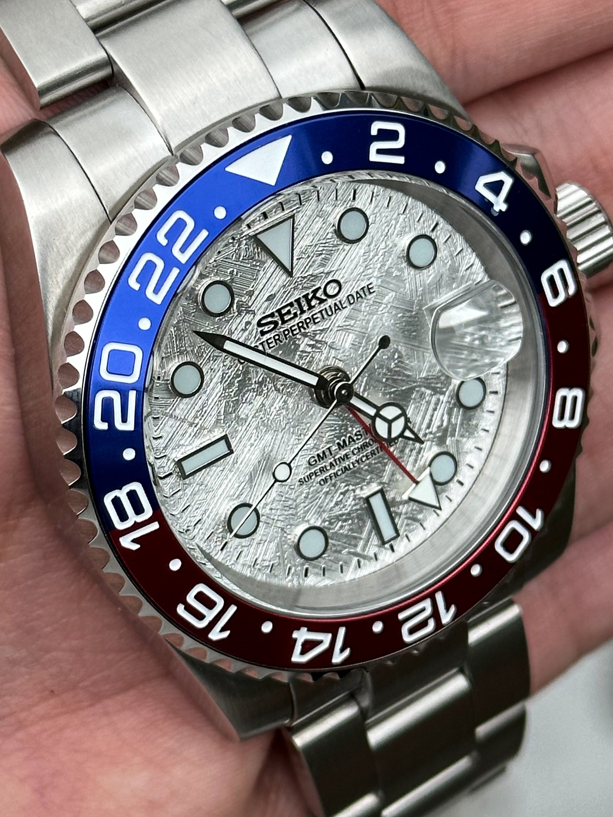 PRE ORDER Meteorite GMT Master II Mod