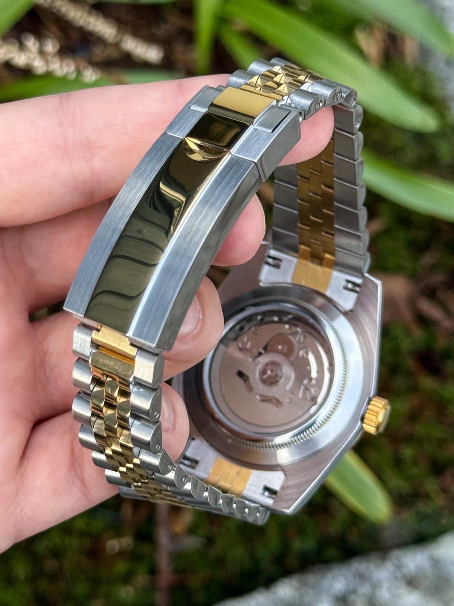 Two Tone "Black Dial" Datejust Mod