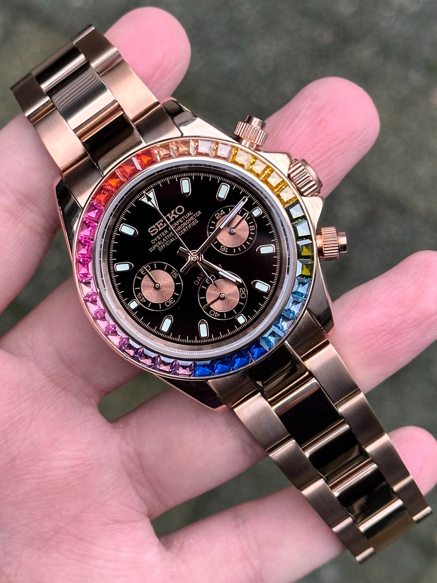 (PRE ORDER) Rosegold "Rainbow" Daytona Mod